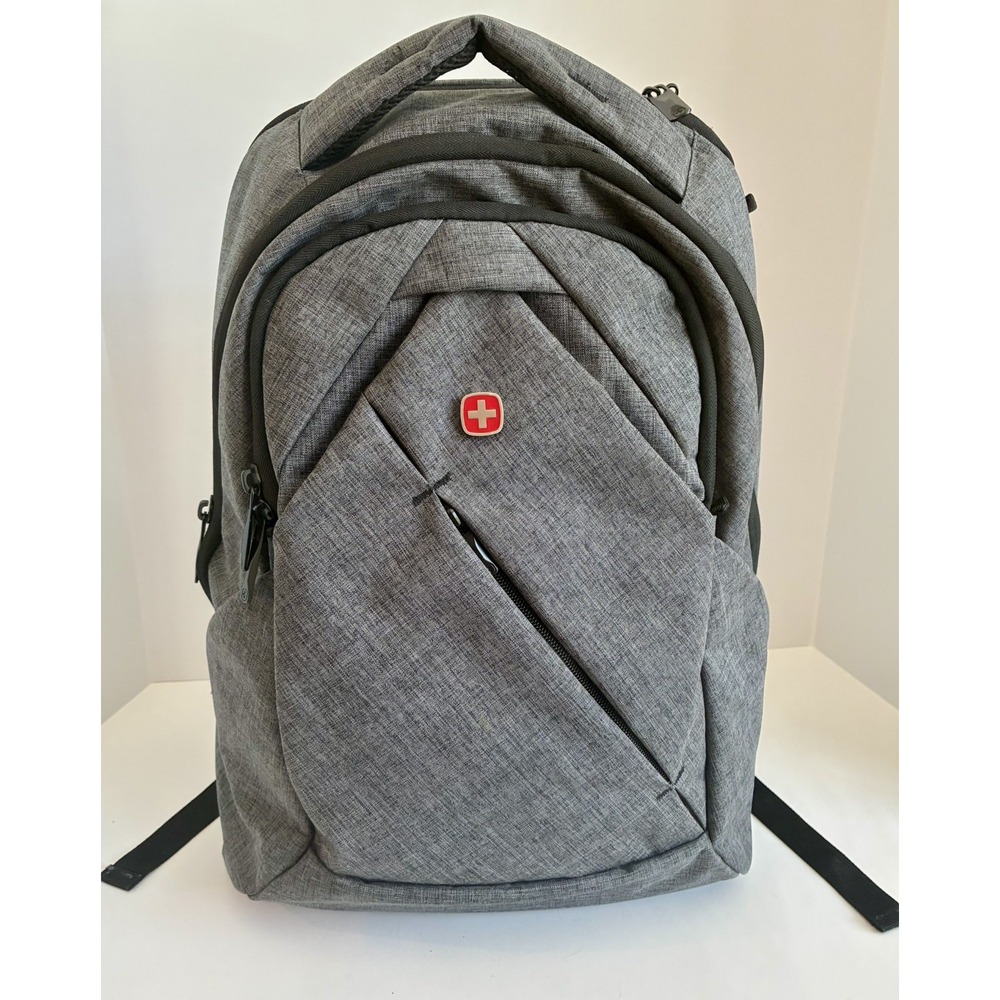 WENGER~ MoveUp 16 Laptop Backpack, Charcoal Heather.